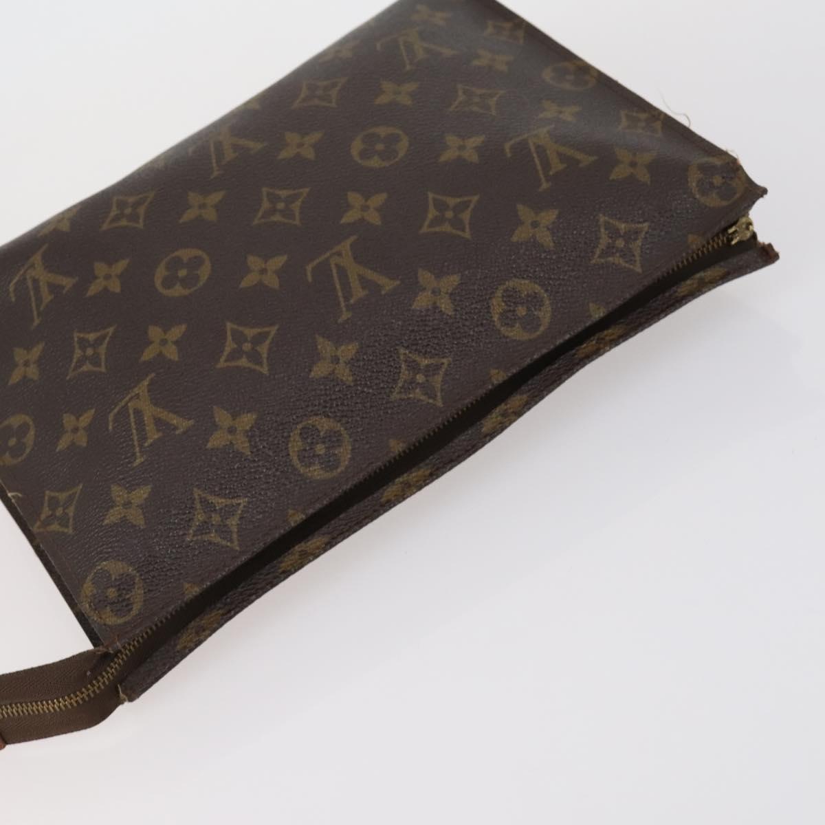 LOUIS VUITTON Monogram Clutch Bag 3 Set LV Auth 152039
