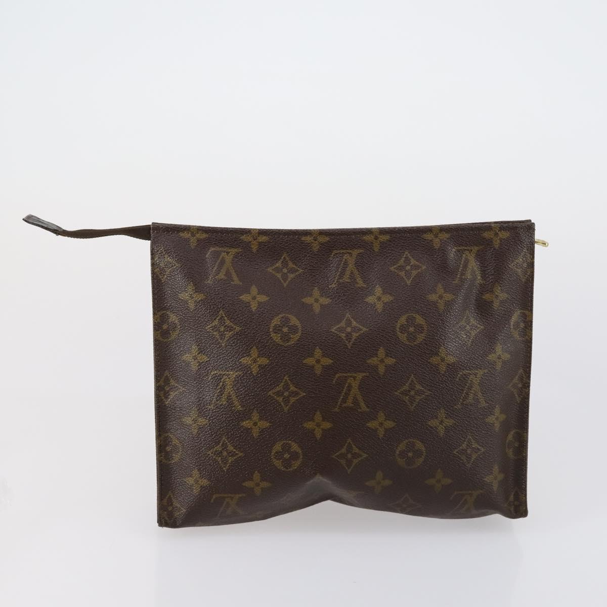 LOUIS VUITTON Monogram Clutch Bag 3 Set LV Auth 152039