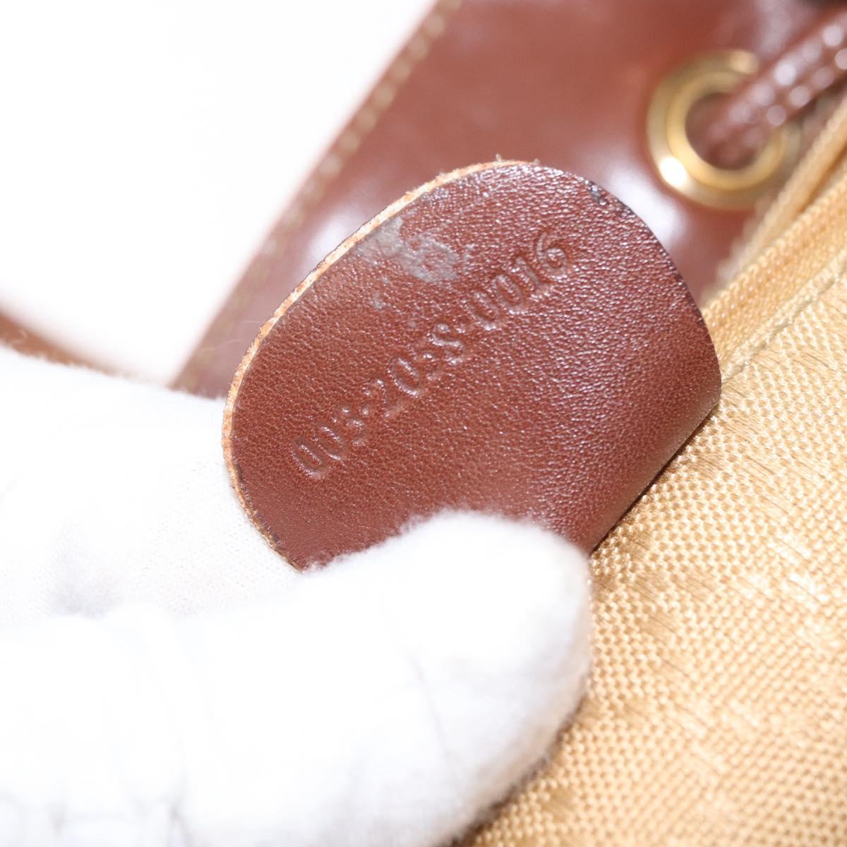 GUCCI Bamboo Backpack Leather Brown Gold 003 2058 0016 Auth 152053