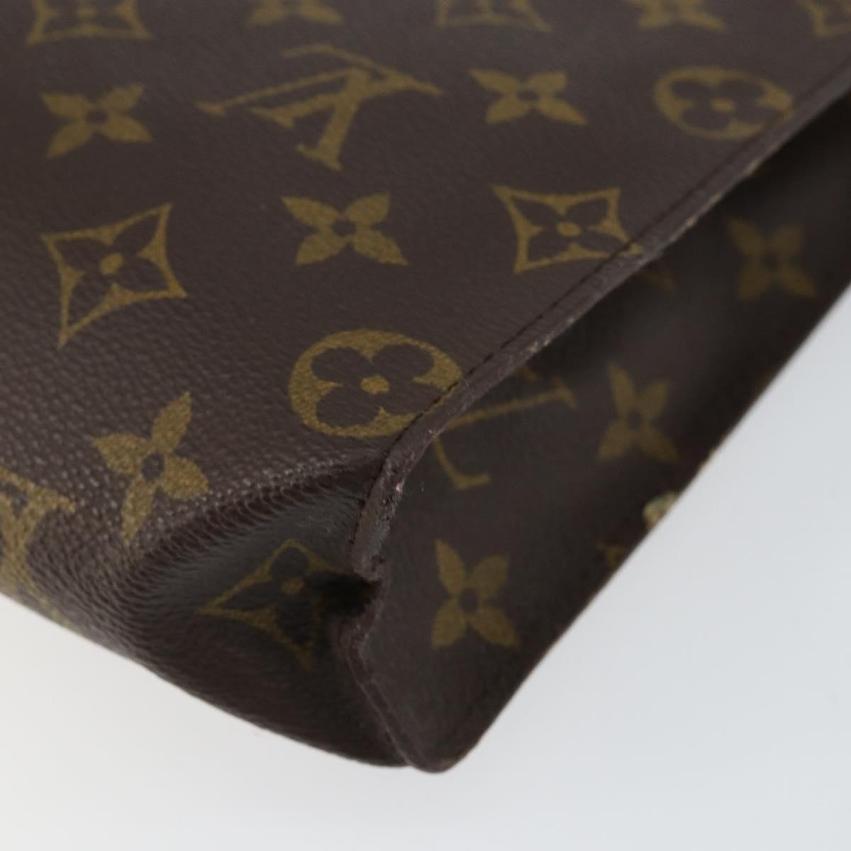 LOUIS VUITTON Monogram Poche Toilette 26 Pouch M47542 LV Auth 152073