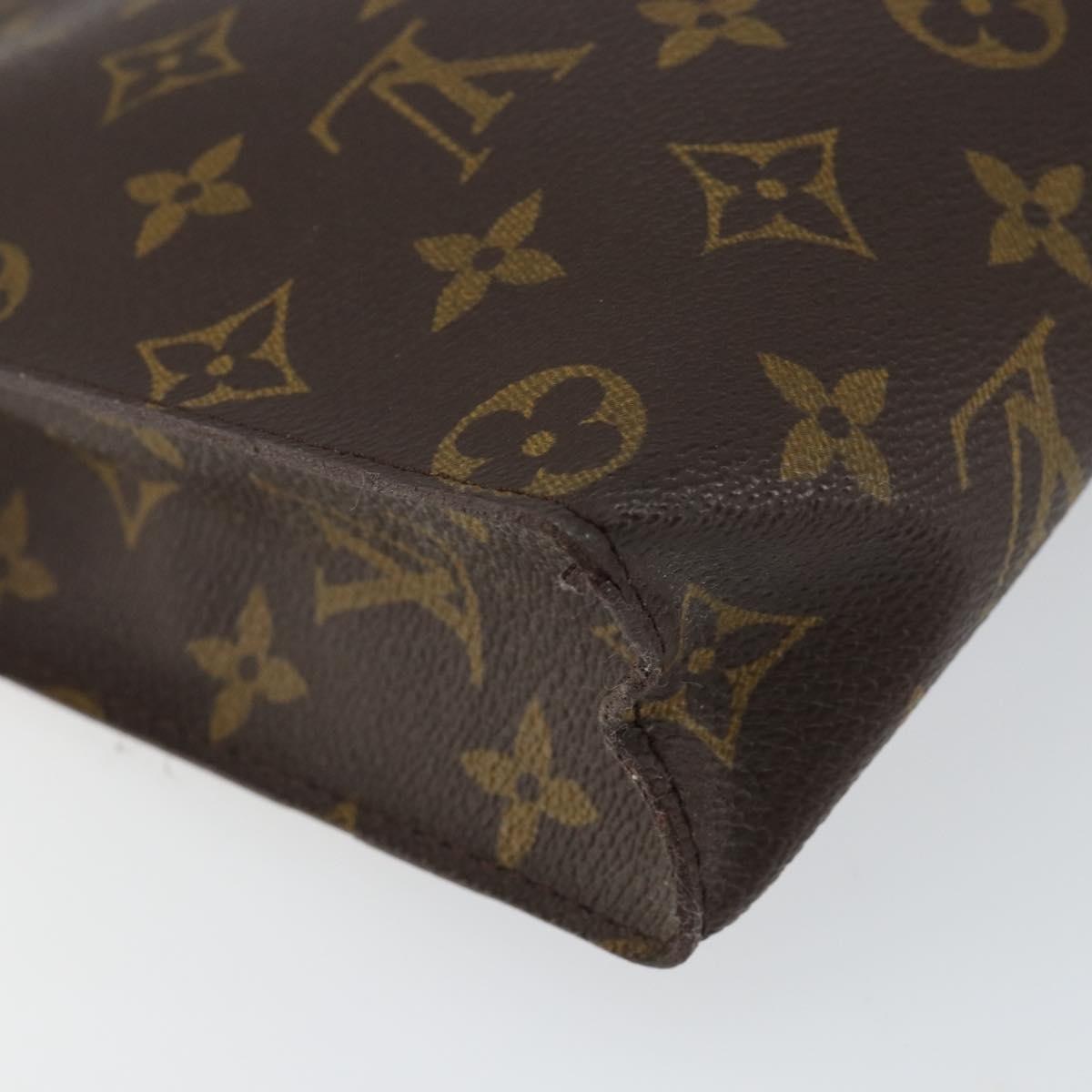 LOUIS VUITTON Monogram Poche Toilette 26 Pouch M47542 LV Auth 152073