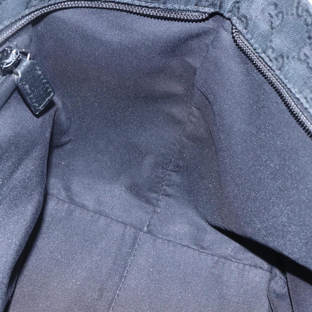 GUCCI GG Canvas Web Sherry Line Hand Bag Black Red Green 131228 Auth 152084