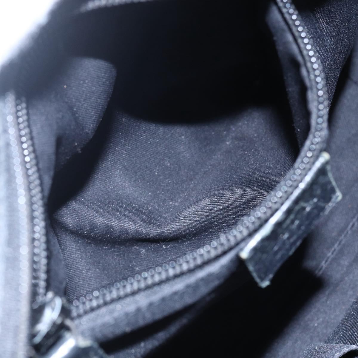 GUCCI GG Canvas Web Sherry Line Hand Bag Black Red Green 131228 Auth 152084