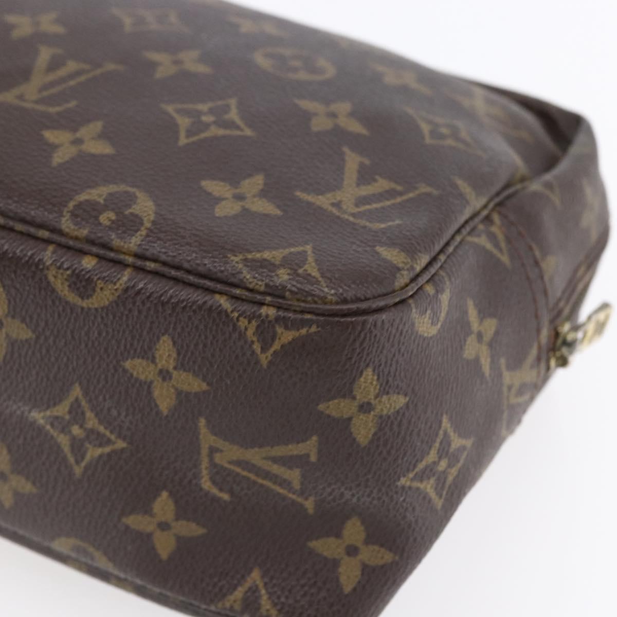 LOUIS VUITTON Monogram Trousse Toilette 28 Clutch Bag M47522 LV Auth 152088