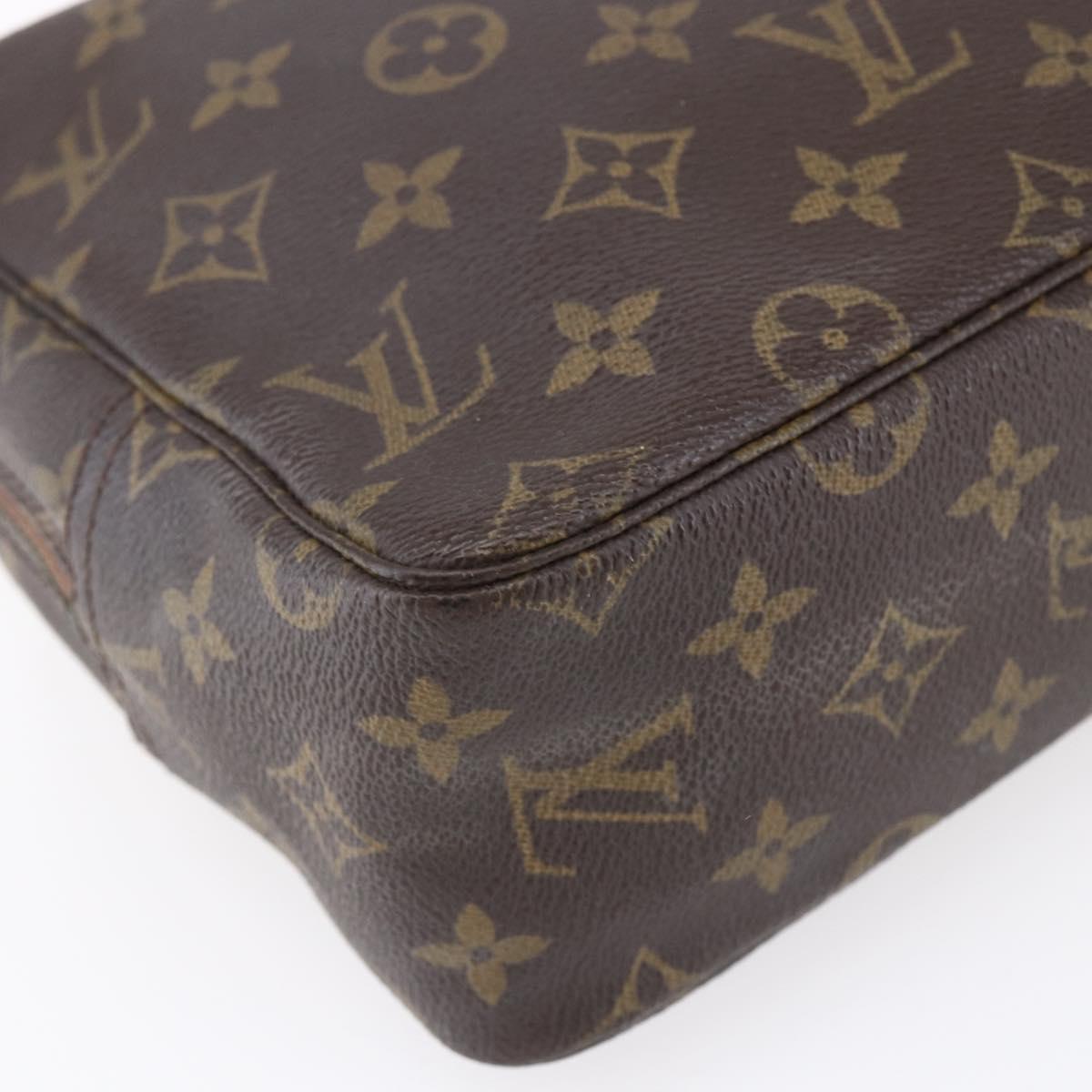 LOUIS VUITTON Monogram Trousse Toilette 28 Clutch Bag M47522 LV Auth 152088