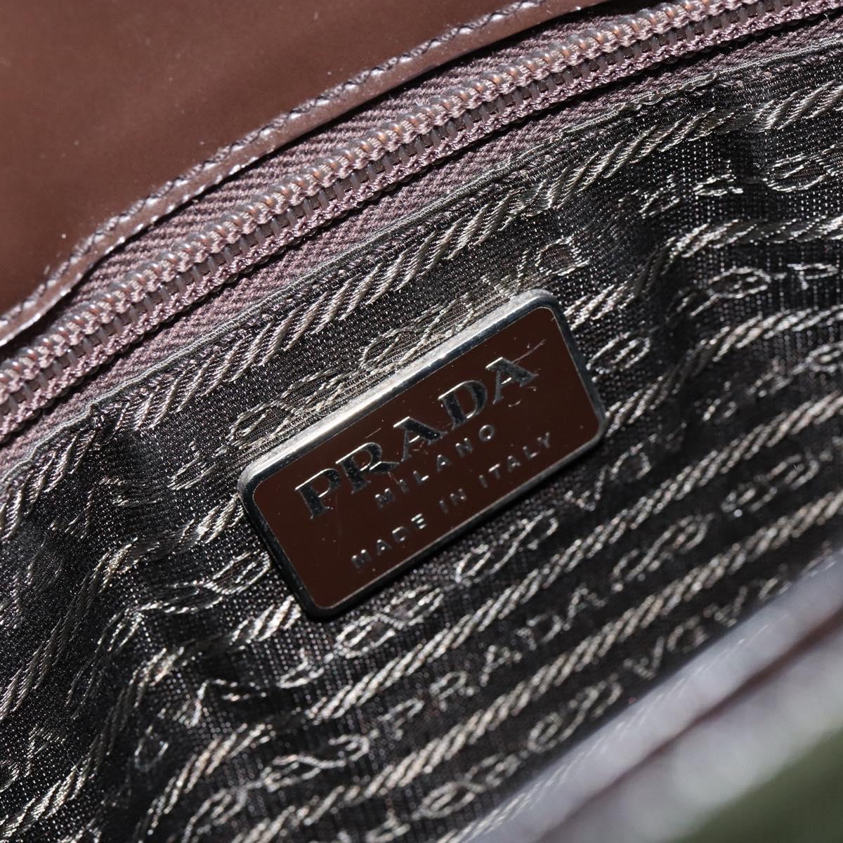 PRADA Shoulder Bag Nylon Khaki Auth 152090