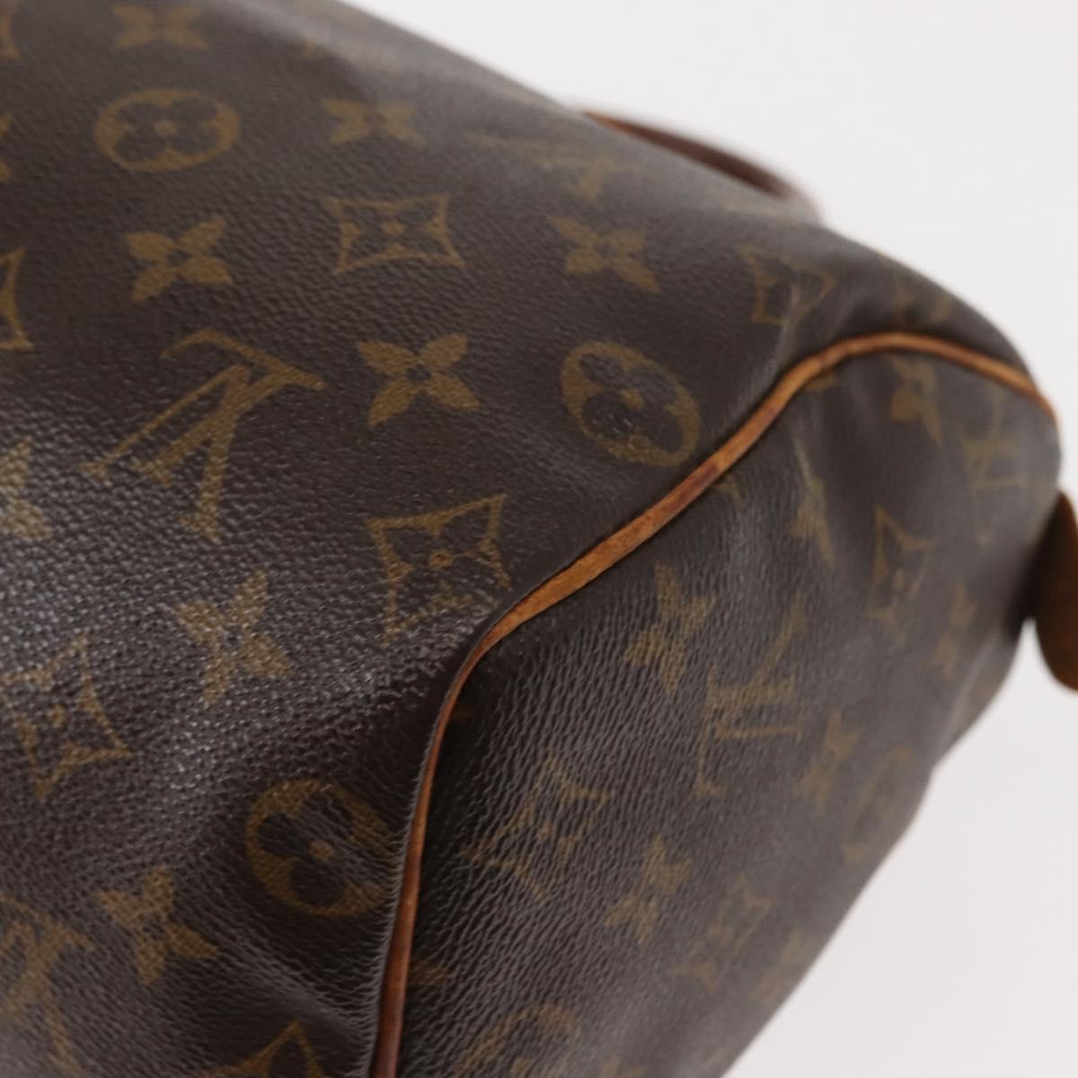 LOUIS VUITTON Monogram Speedy 25 Hand Bag M41528 LV Auth 152092