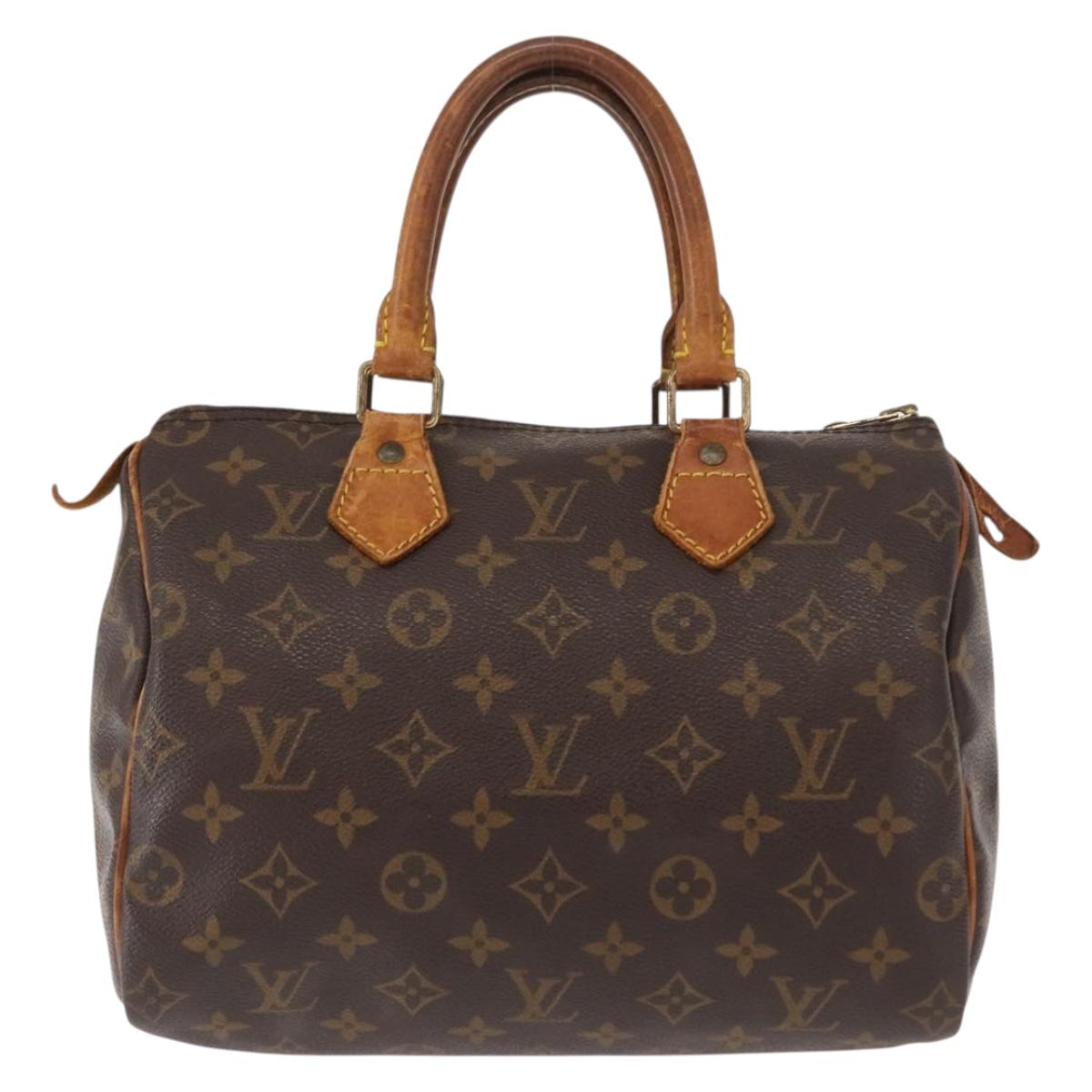 LOUIS VUITTON Monogram Speedy 25 Hand Bag M41528 LV Auth 152092
