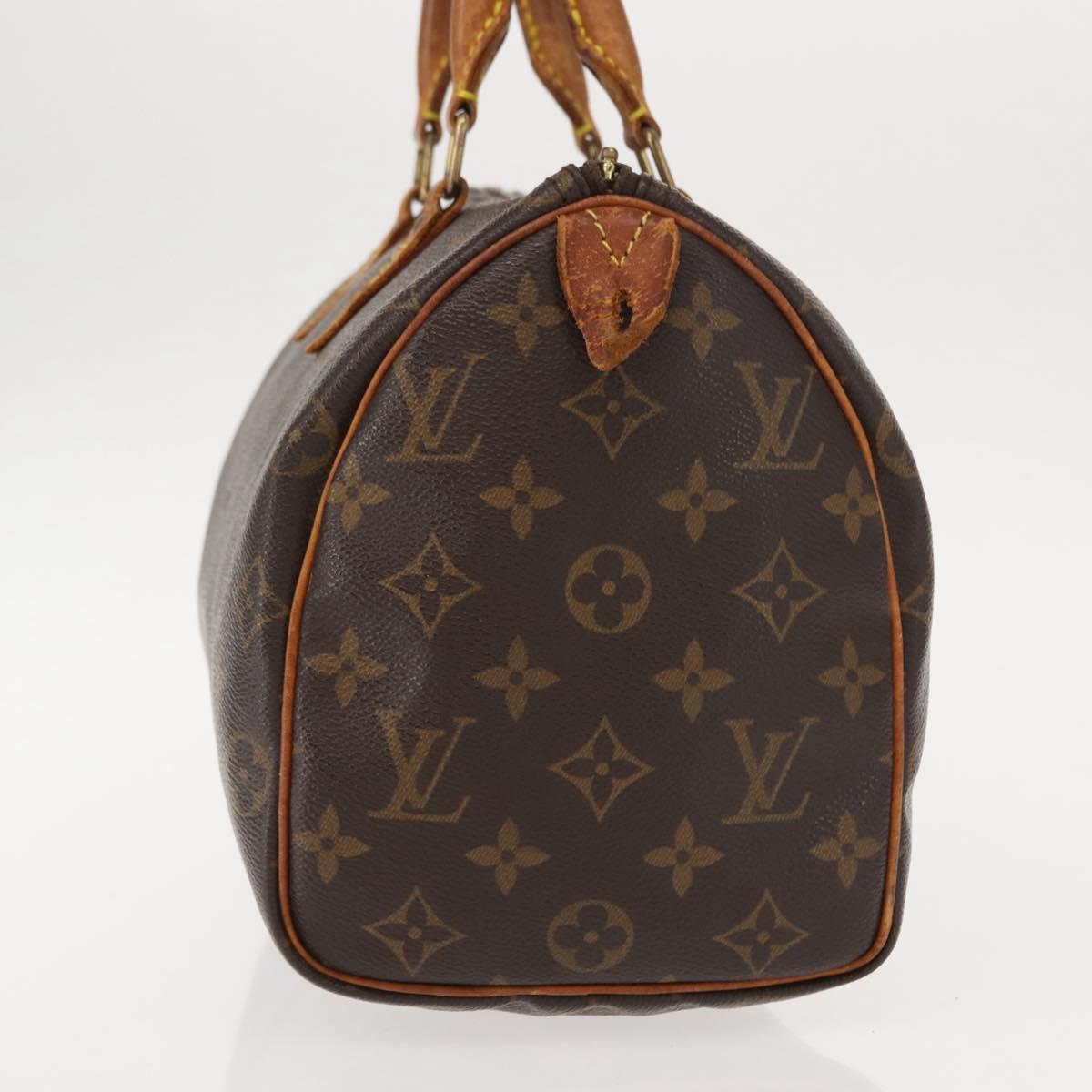 LOUIS VUITTON Monogram Speedy 25 Hand Bag M41528 LV Auth 152092