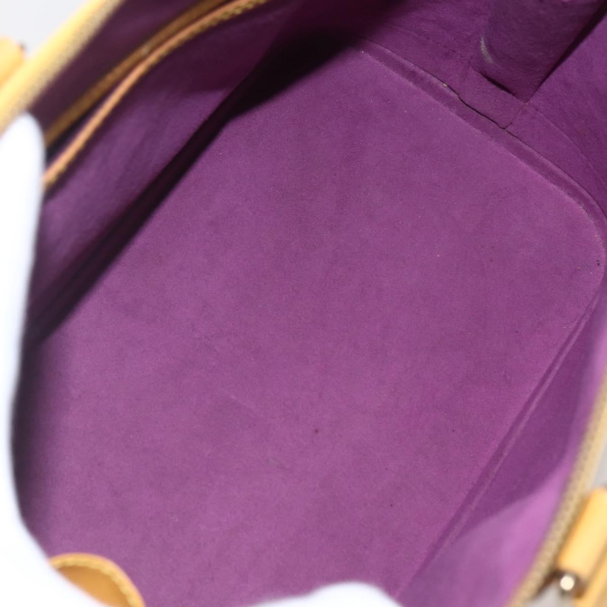 LOUIS VUITTON Epi Alma Hand Bag Yellow M52149 LV Auth 152094