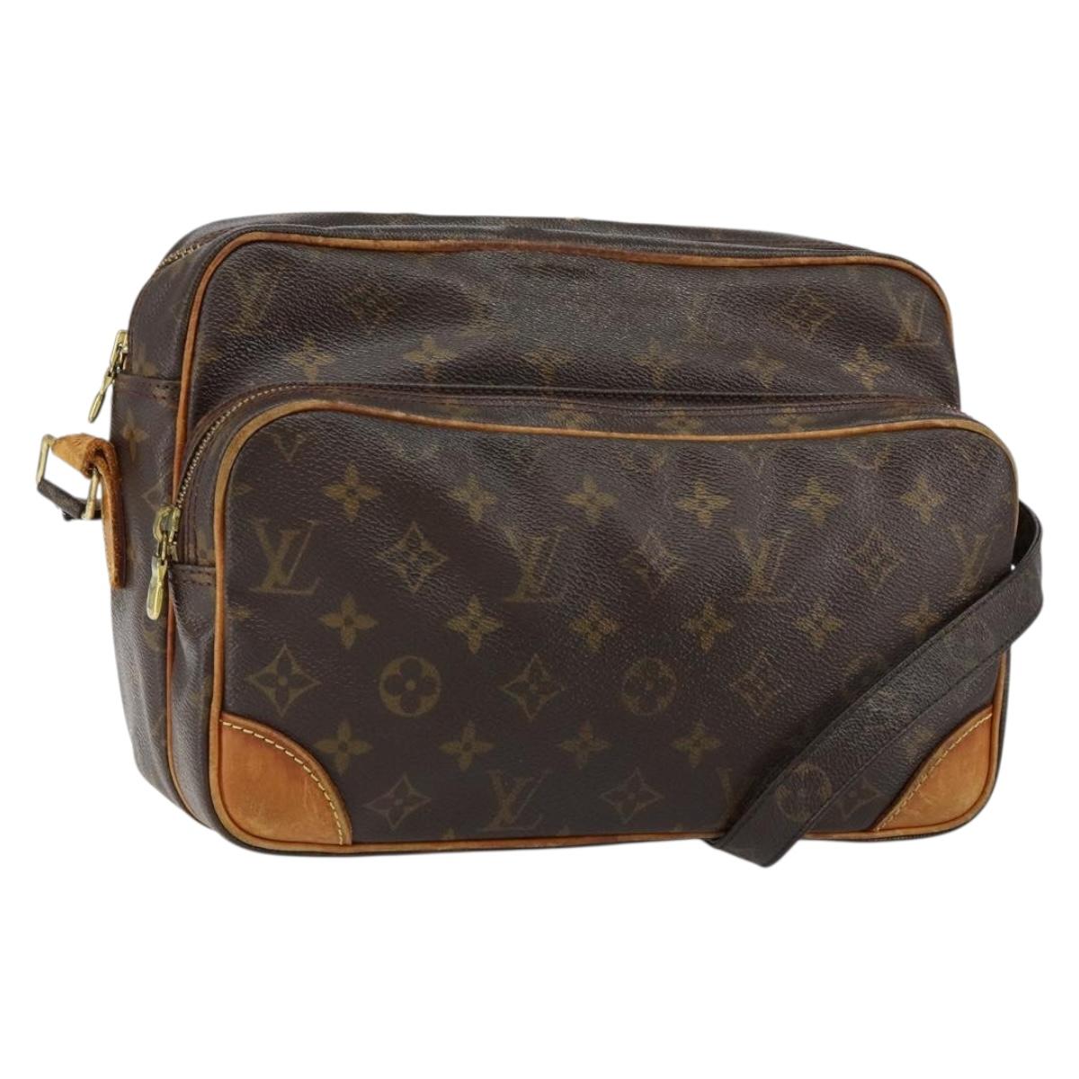LOUIS VUITTON Monogram Nile Shoulder Bag M45244 LV Auth 152099