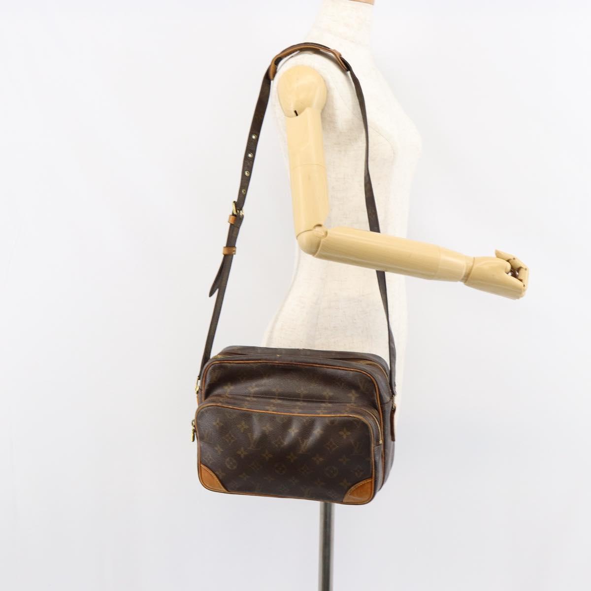 LOUIS VUITTON Monogram Nile Shoulder Bag M45244 LV Auth 152099