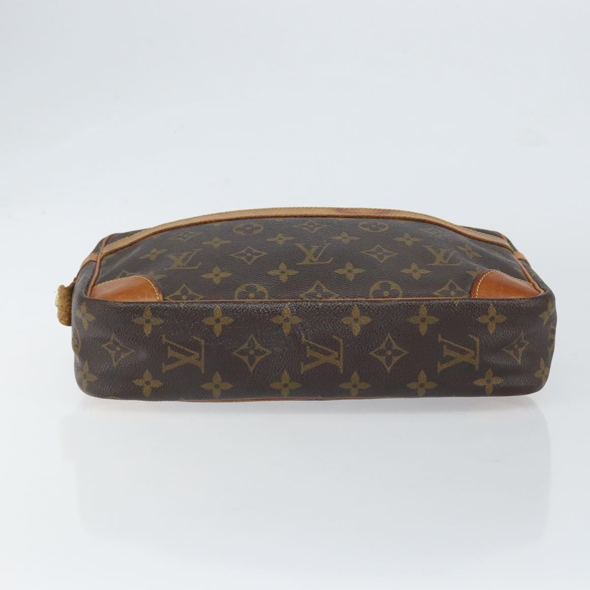 LOUIS VUITTON Monogram Compiegne 28 Clutch Bag M51845 LV Auth 152104