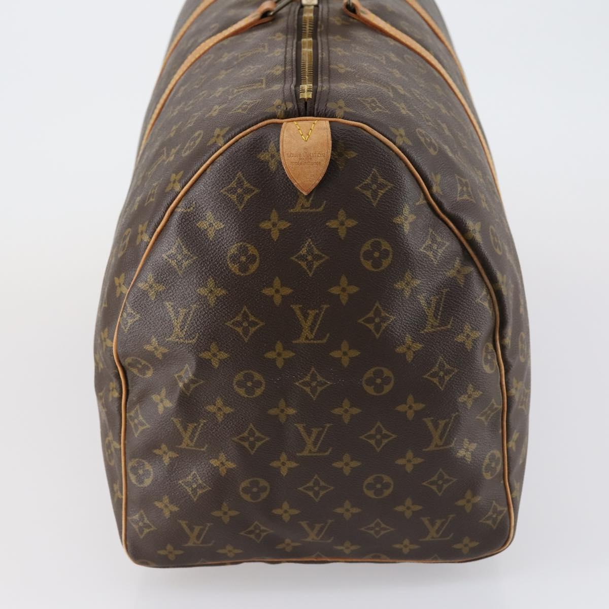 LOUIS VUITTON Monogram Keepall 60 Boston Bag M41422 LV Auth 152105