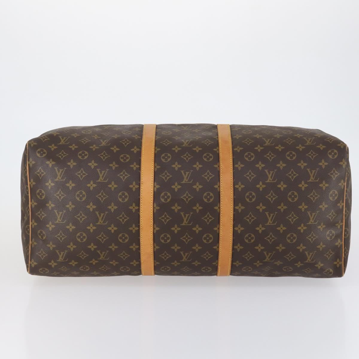 LOUIS VUITTON Monogram Keepall 60 Boston Bag M41422 LV Auth 152105