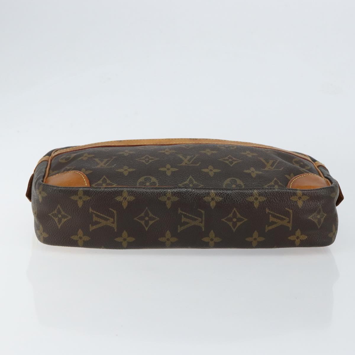 LOUIS VUITTON Monogram Compiegne 28 Clutch Bag M51845 LV Auth 152106