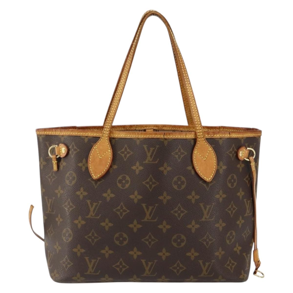 LOUIS VUITTON Monogram Neverfull PM Tote Bag M40155 LV Auth 152111