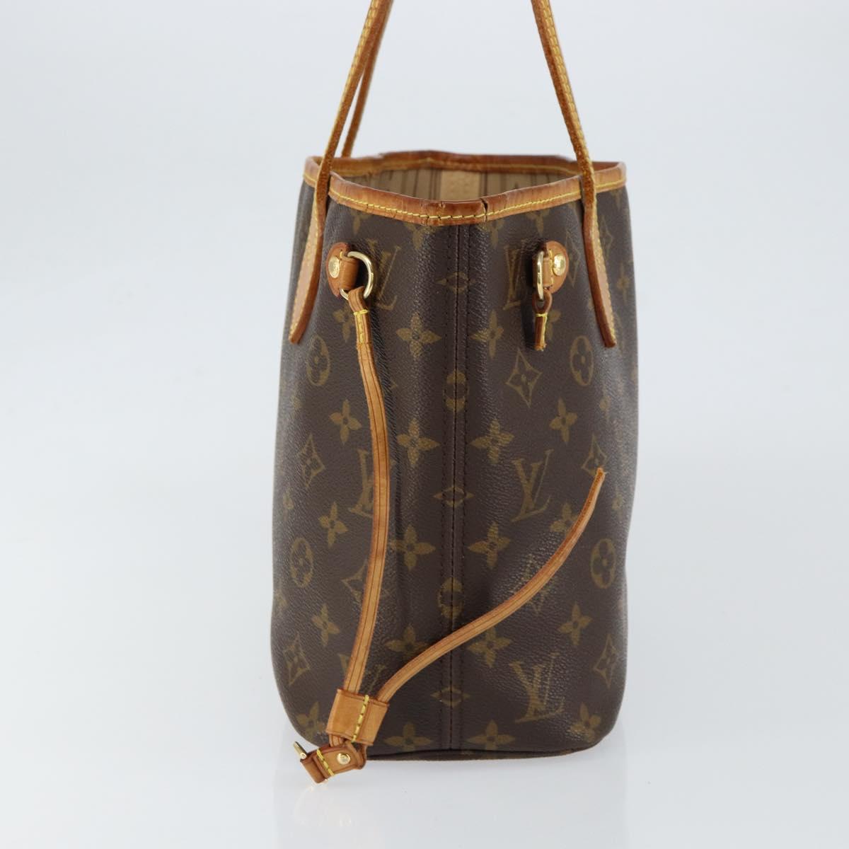 LOUIS VUITTON Monogram Neverfull PM Tote Bag M40155 LV Auth 152111