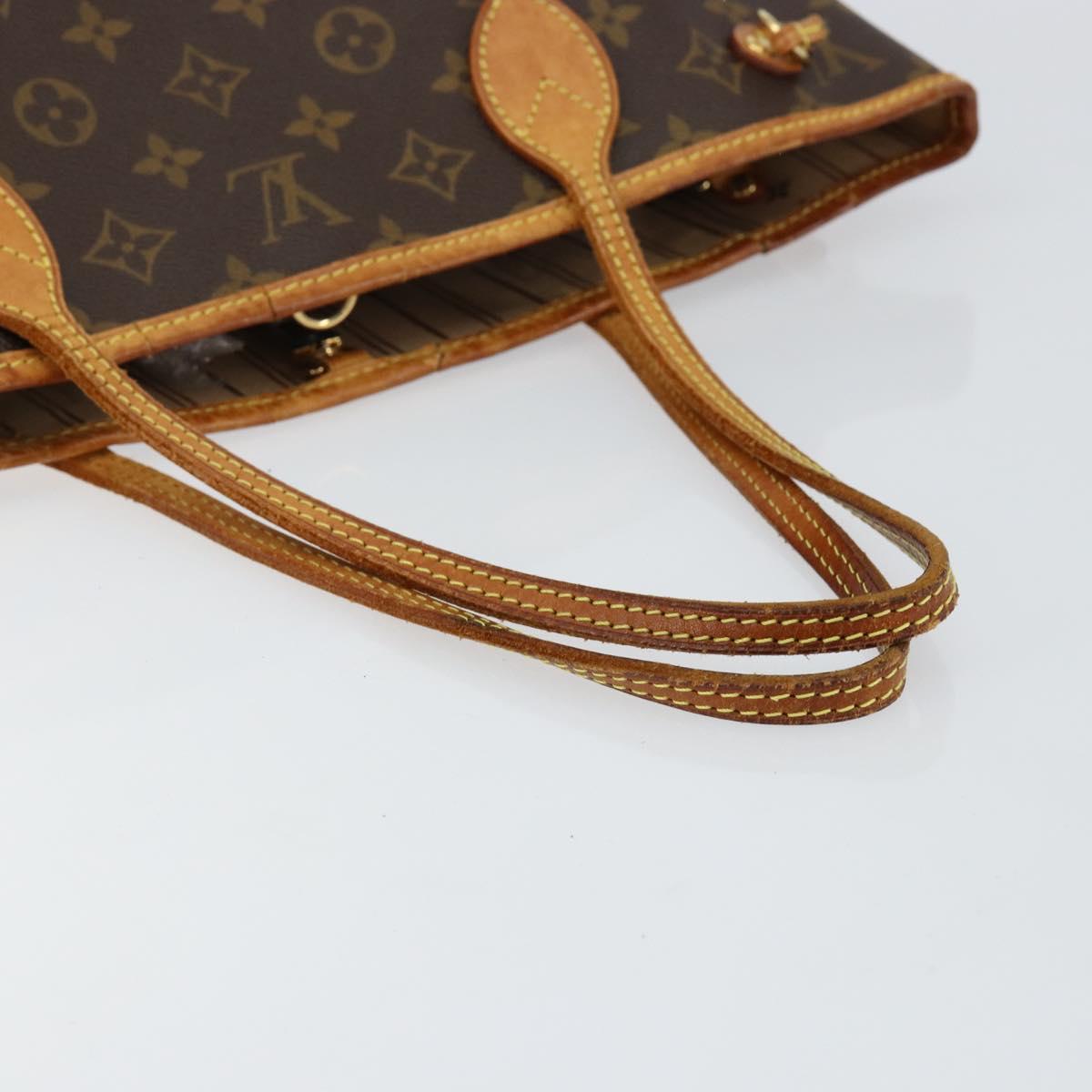 LOUIS VUITTON Monogram Neverfull PM Tote Bag M40155 LV Auth 152111