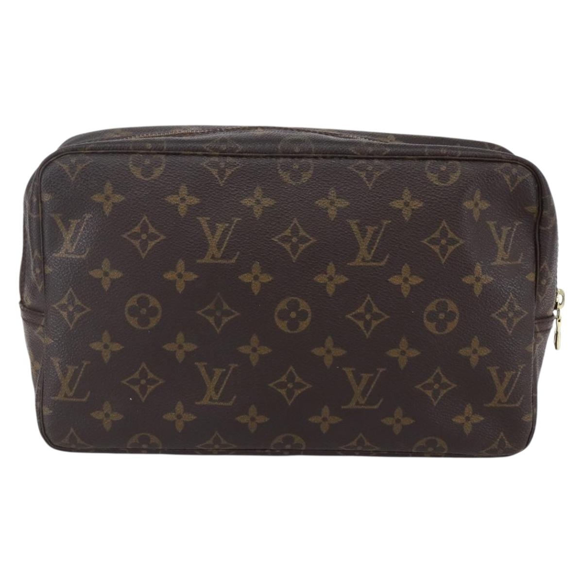 LOUIS VUITTON Monogram Trousse Toilette 28 Clutch Bag M47522 LV Auth 152122
