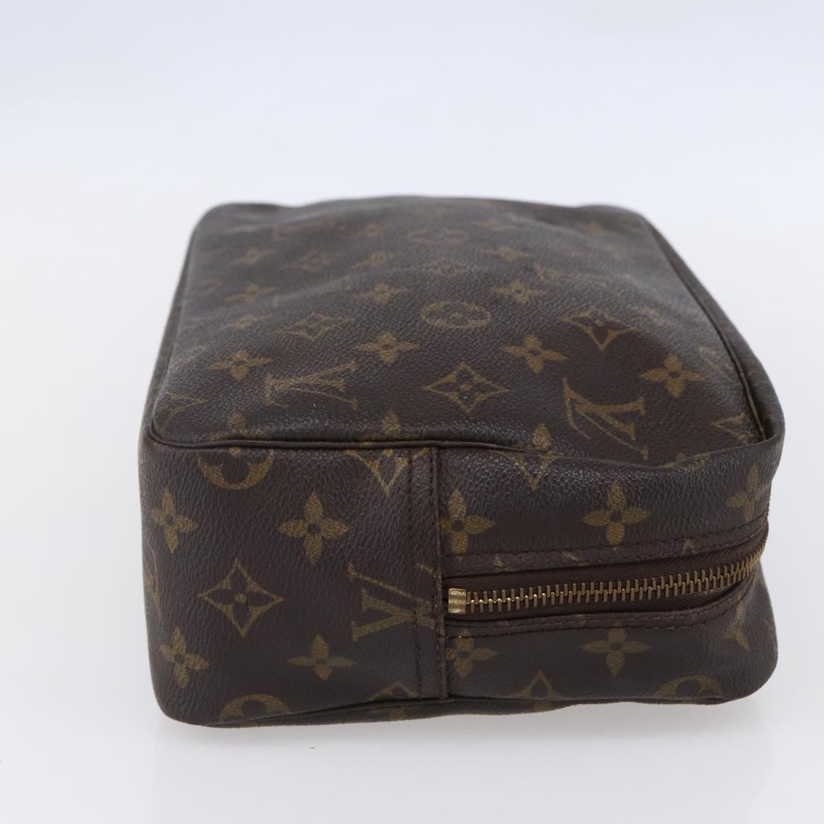 LOUIS VUITTON Monogram Trousse Toilette 28 Clutch Bag M47522 LV Auth 152122