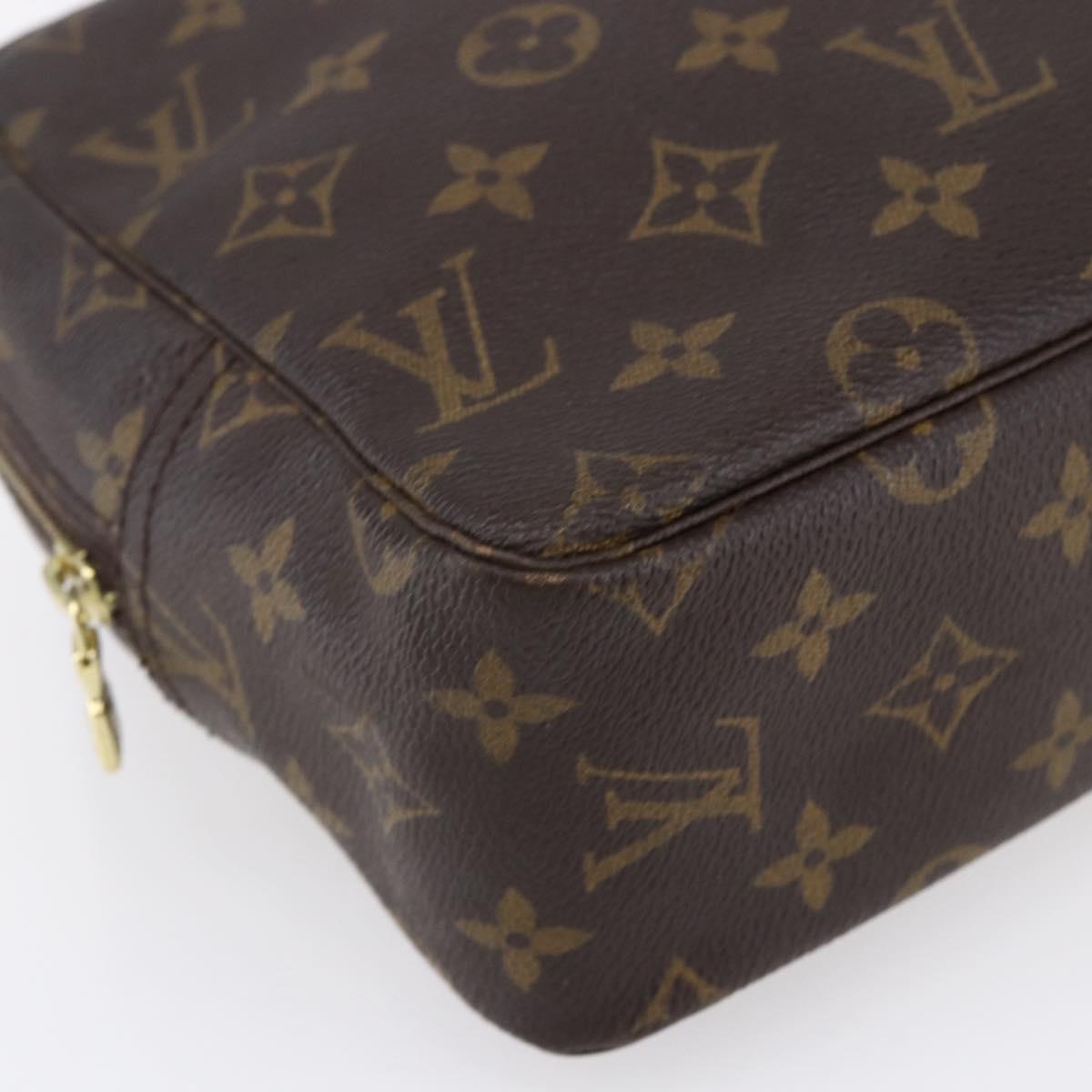 LOUIS VUITTON Monogram Trousse Toilette 28 Clutch Bag M47522 LV Auth 152122