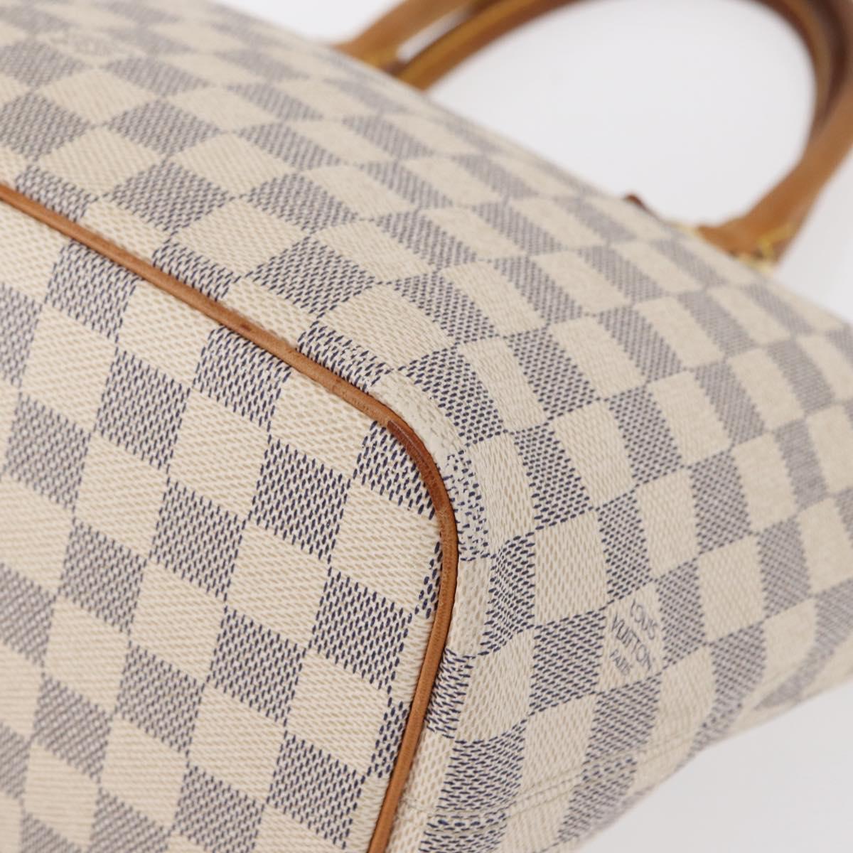 LOUIS VUITTON Damier Azur Saleya PM Tote Bag N51186 LV Auth 152128