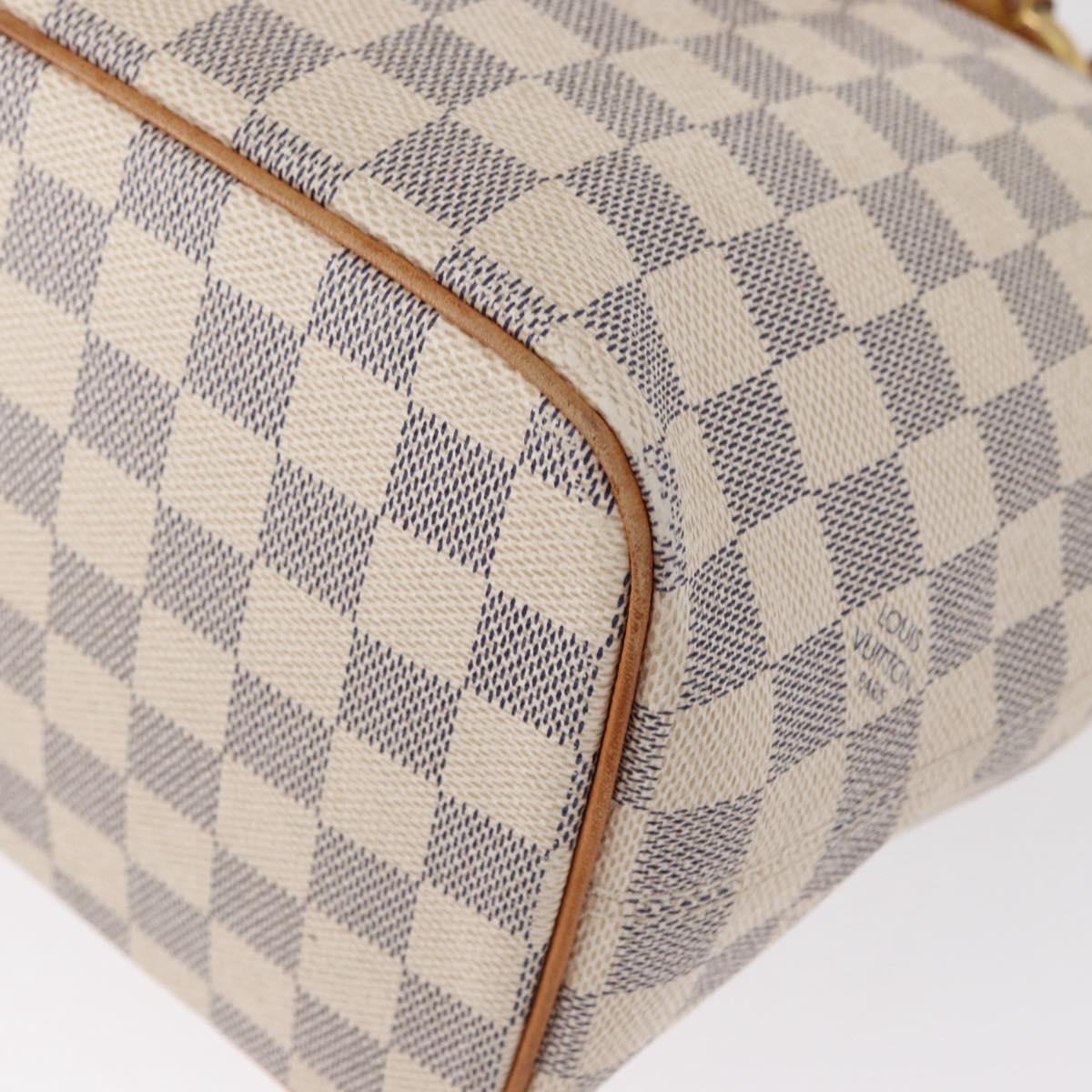 LOUIS VUITTON Damier Azur Saleya PM Tote Bag N51186 LV Auth 152128