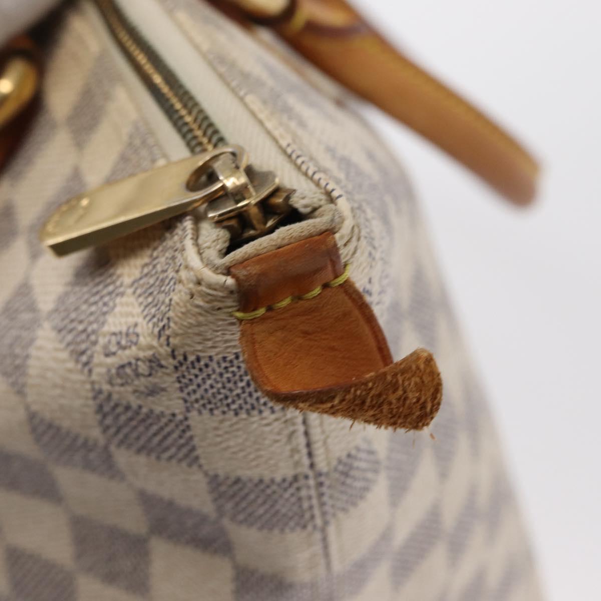 LOUIS VUITTON Damier Azur Saleya PM Tote Bag N51186 LV Auth 152128