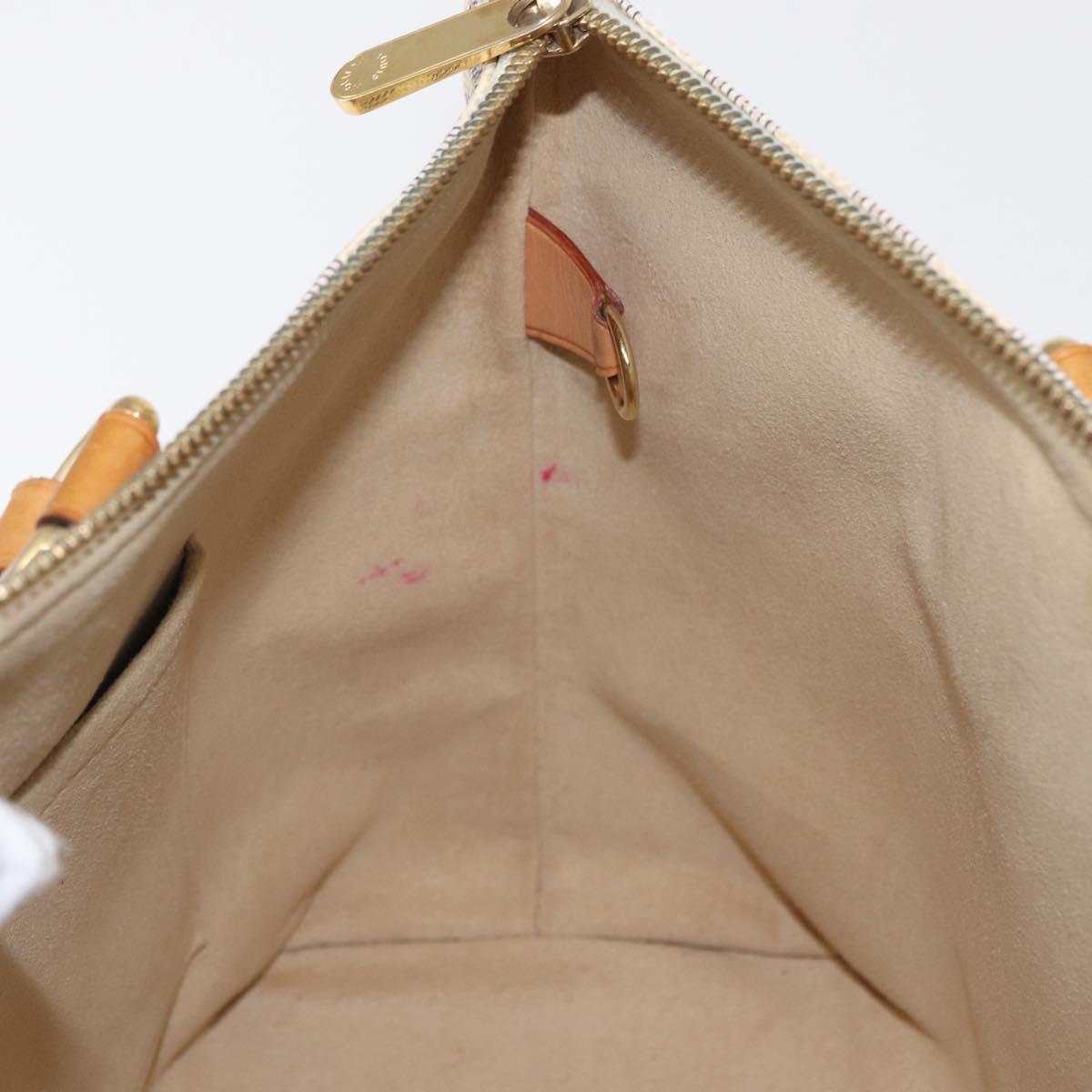 LOUIS VUITTON Damier Azur Saleya PM Tote Bag N51186 LV Auth 152128