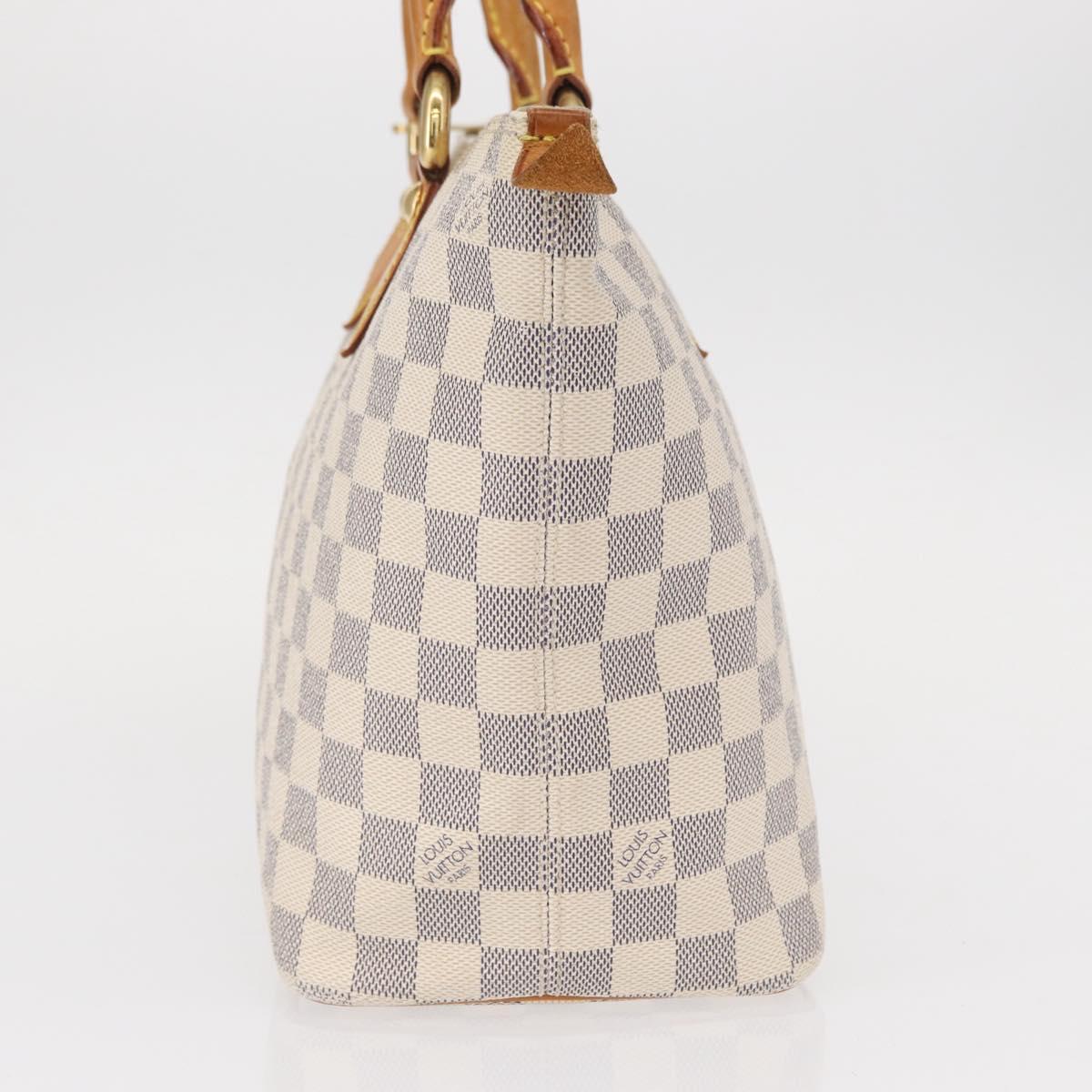LOUIS VUITTON Damier Azur Saleya PM Tote Bag N51186 LV Auth 152128