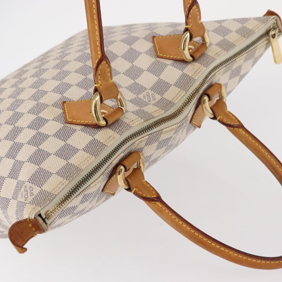 LOUIS VUITTON Damier Azur Saleya PM Tote Bag N51186 LV Auth 152128