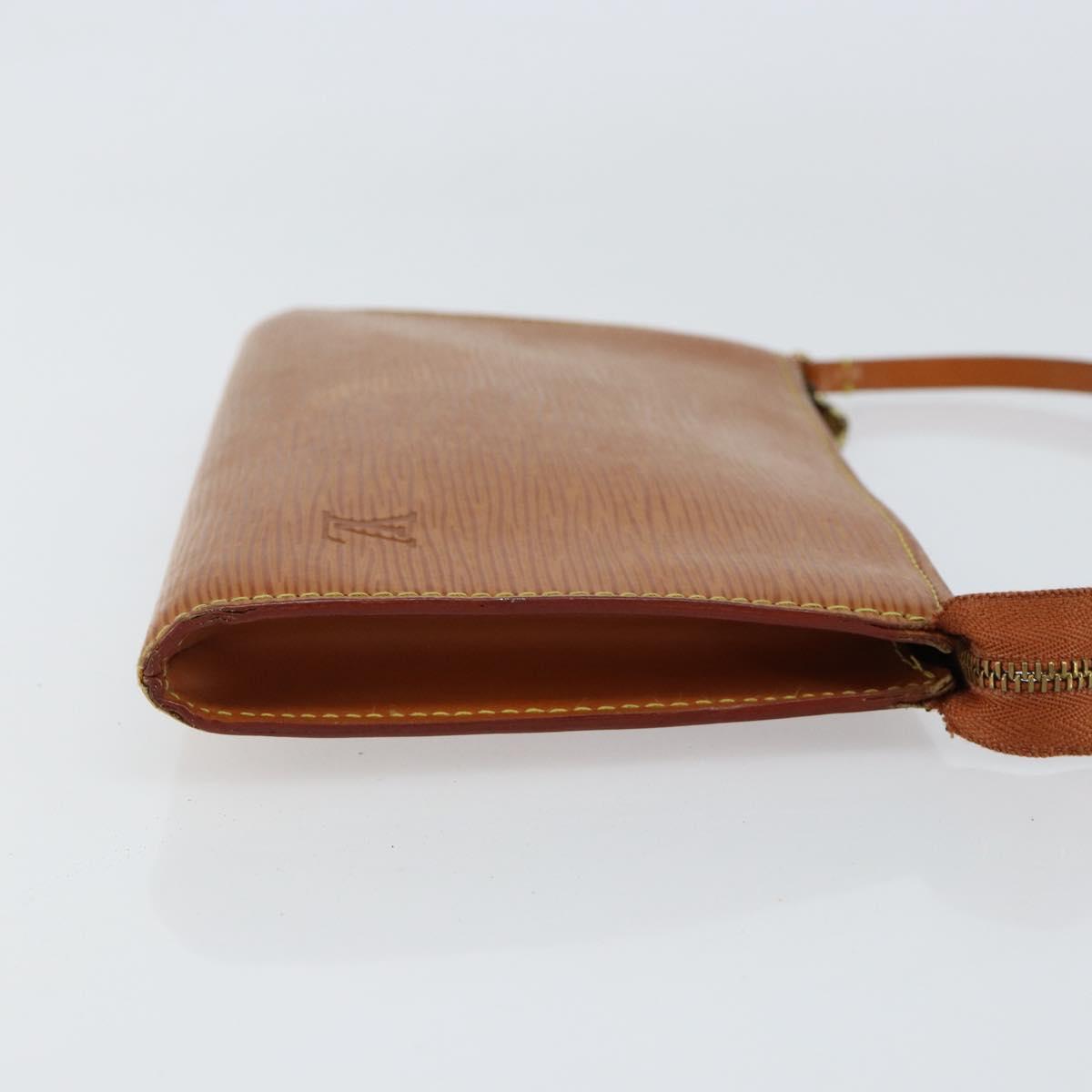 LOUIS VUITTON Epi Pochette Accessoires Accessory Pouch Brown M52953 Auth 152133