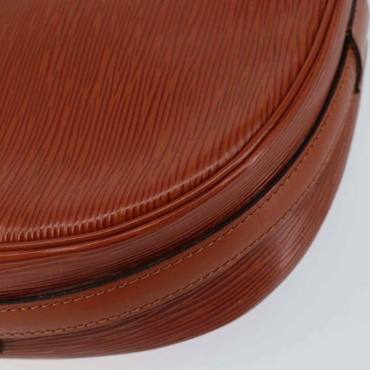 LOUIS VUITTON Epi Jeune Fille MM Shoulder Bag Brown M52153 LV Auth 152144