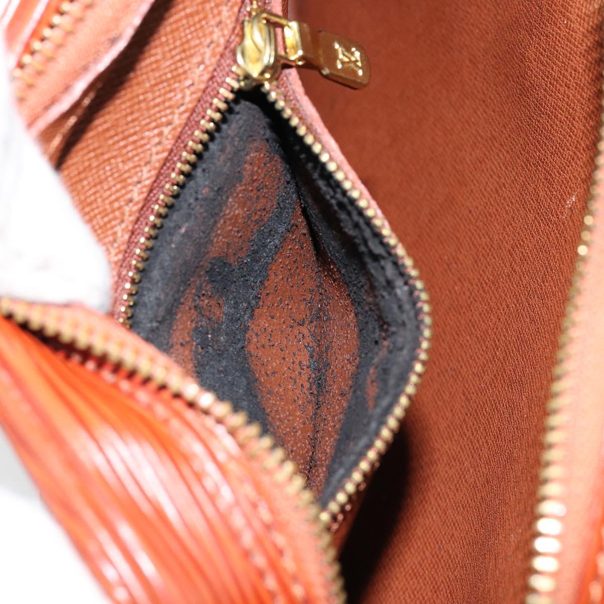 LOUIS VUITTON Epi Jeune Fille MM Shoulder Bag Brown M52153 LV Auth 152144