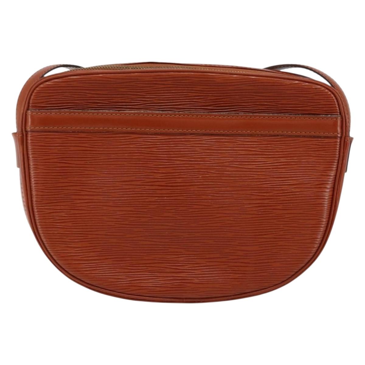 LOUIS VUITTON Epi Jeune Fille MM Shoulder Bag Brown M52153 LV Auth 152144