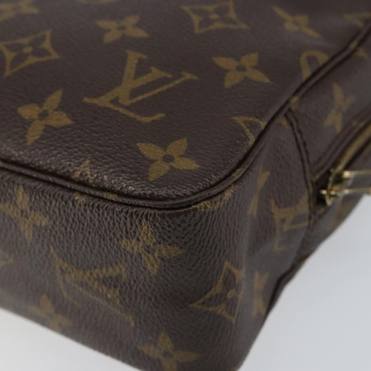 LOUIS VUITTON Monogram Trousse Toilette 23 Clutch Bag M47524 LV Auth 152150