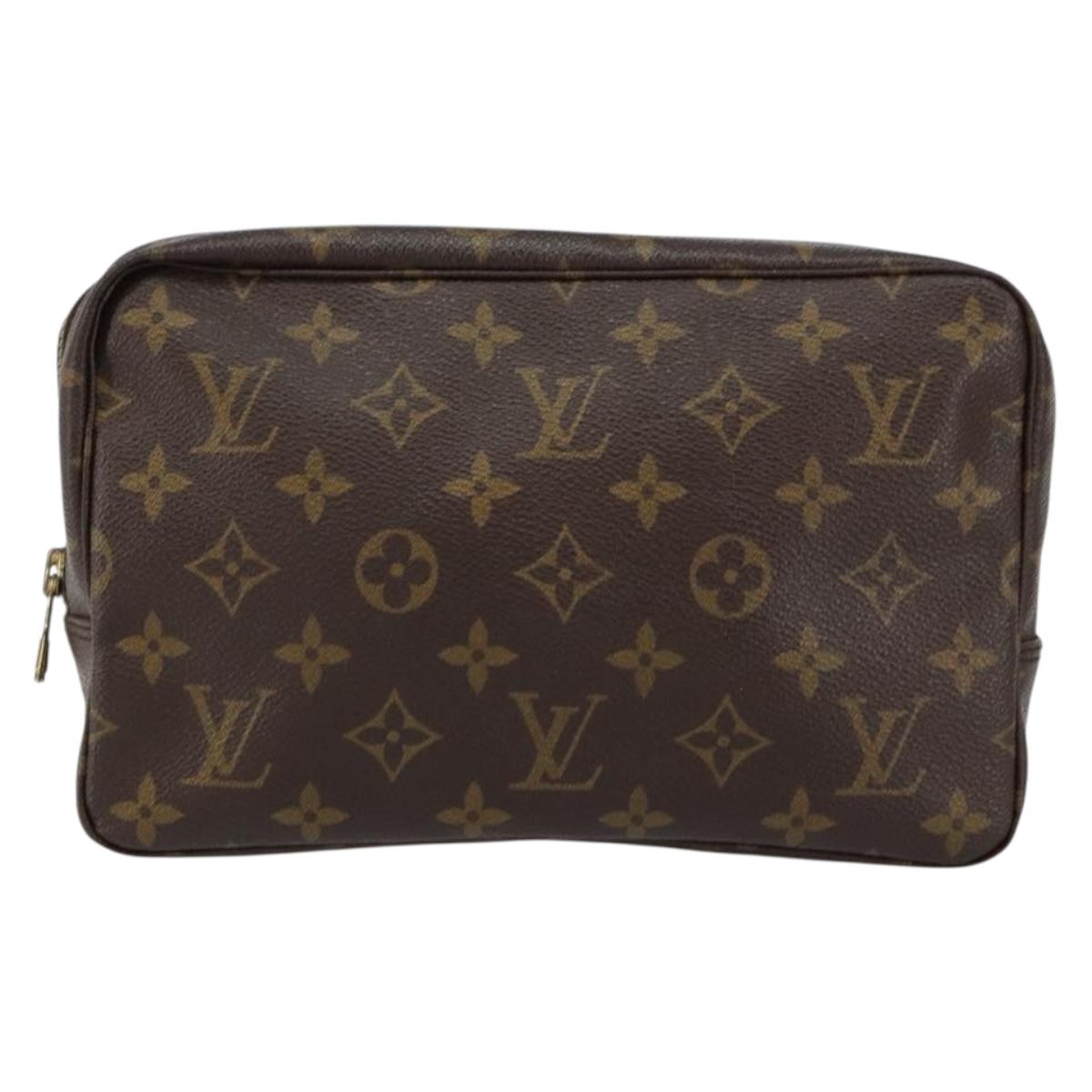 LOUIS VUITTON Monogram Trousse Toilette 23 Clutch Bag M47524 LV Auth 152150