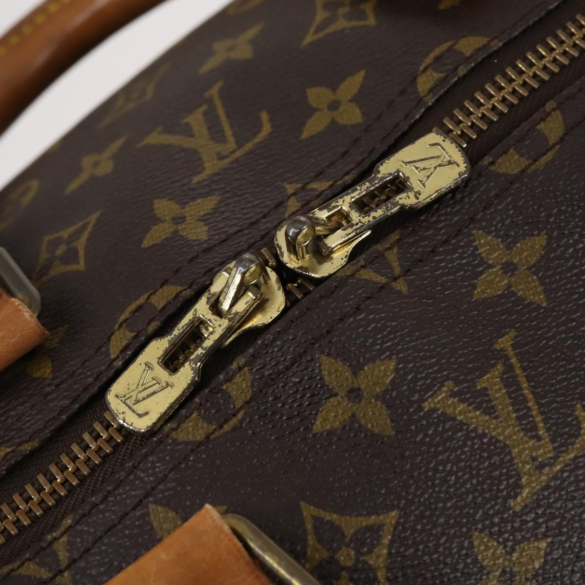 LOUIS VUITTON Monogram Keepall 55 Boston Bag M41424 LV Auth 152151