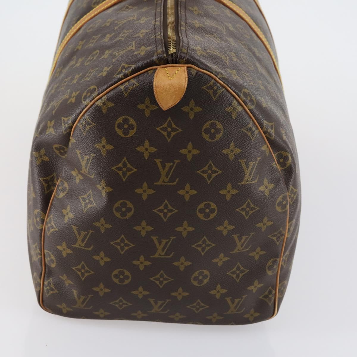 LOUIS VUITTON Monogram Keepall 55 Boston Bag M41424 LV Auth 152151