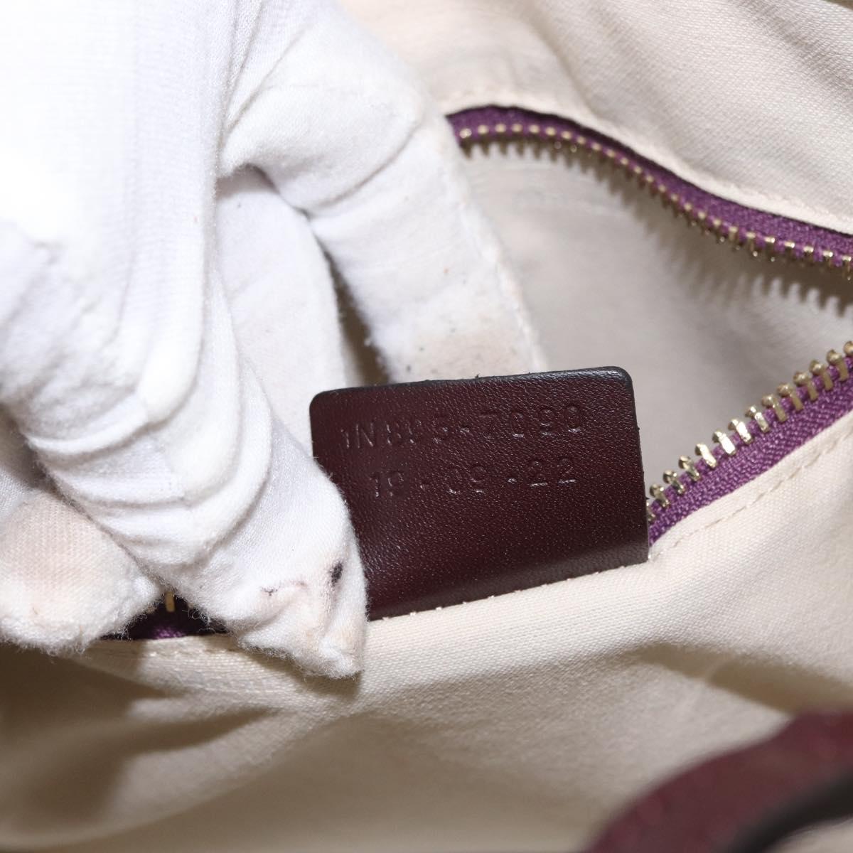 ETRO Tote Bag Canvas 2way White Gold Auth 152152