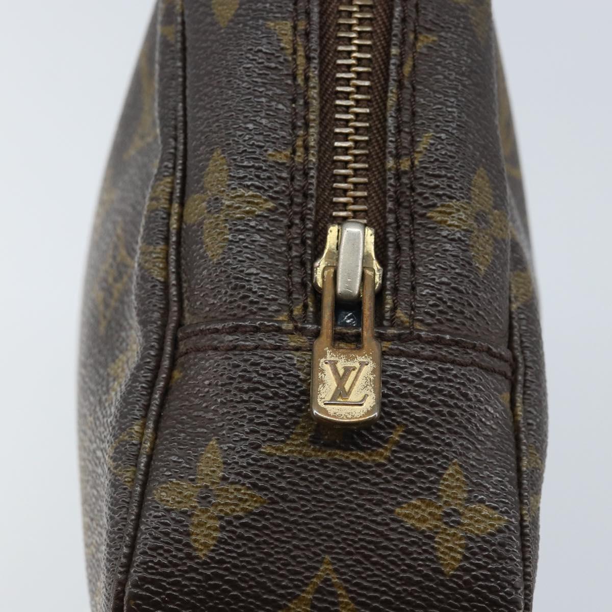 LOUIS VUITTON Monogram Trousse Toilette 23 Clutch Bag M47524 LV Auth 152154