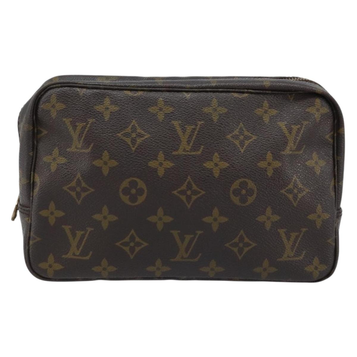 LOUIS VUITTON Monogram Trousse Toilette 23 Clutch Bag M47524 LV Auth 152154