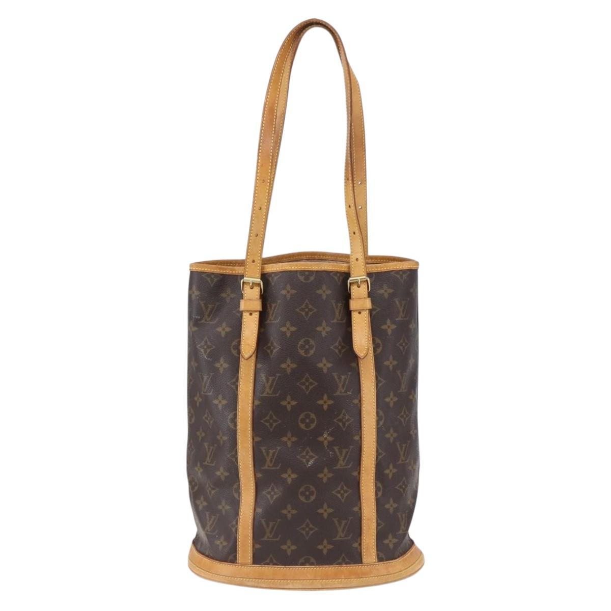 LOUIS VUITTON Monogram Bucket GM Shoulder Bag M42236 LV Auth 152158