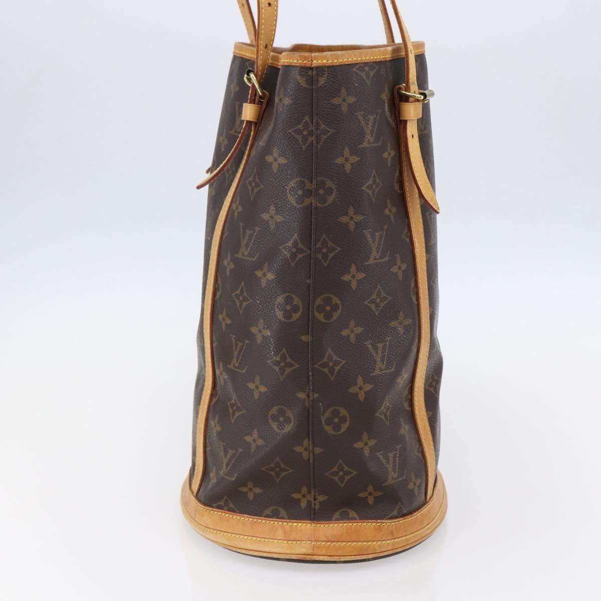 LOUIS VUITTON Monogram Bucket GM Shoulder Bag M42236 LV Auth 152158