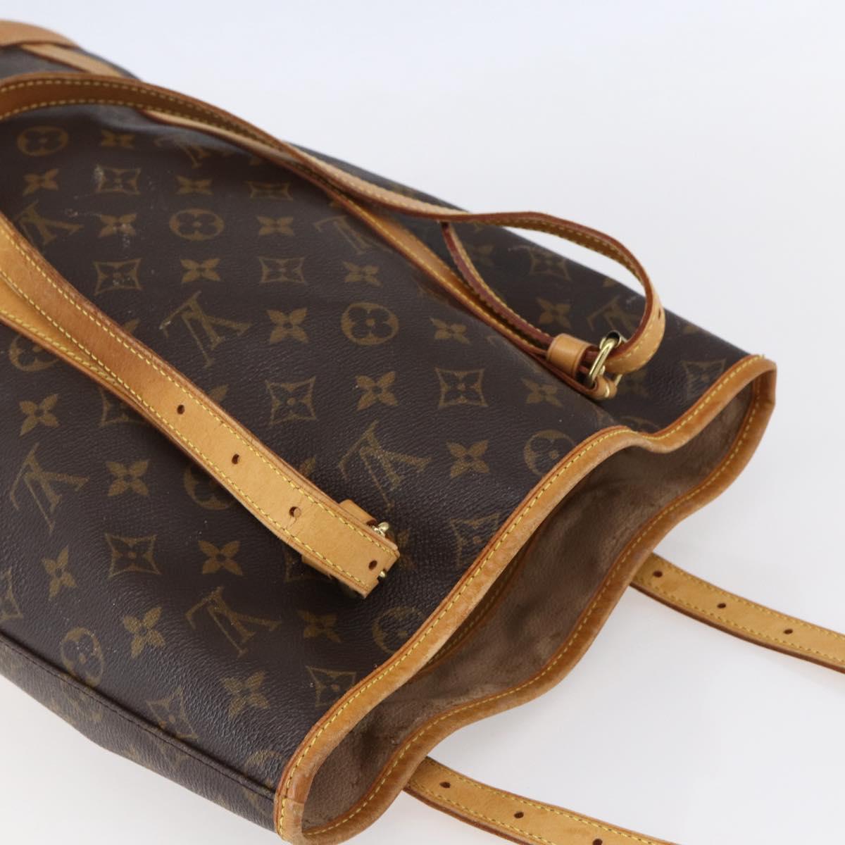 LOUIS VUITTON Monogram Bucket GM Shoulder Bag M42236 LV Auth 152158