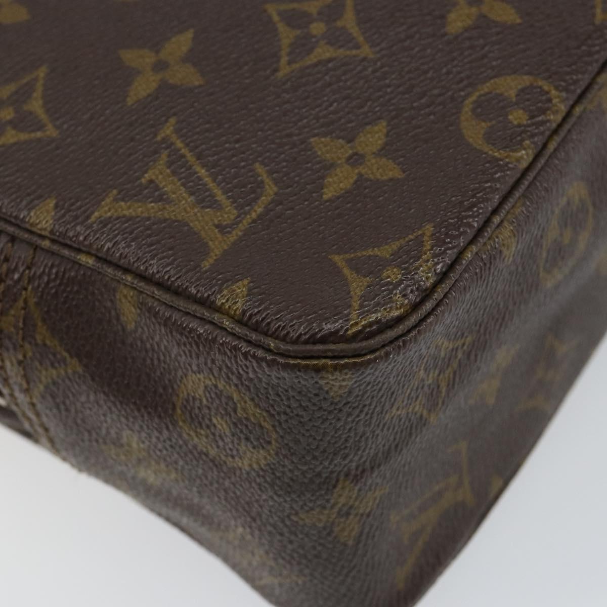 LOUIS VUITTON Monogram Trousse Toilette 28 Clutch Bag M47522 LV Auth 152162