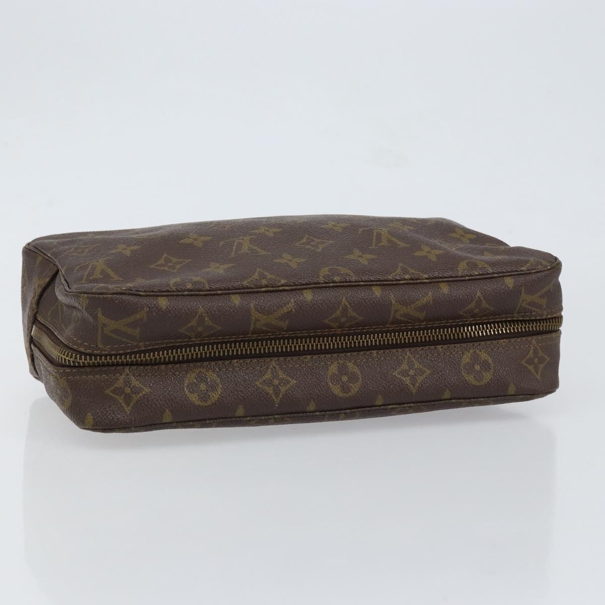 LOUIS VUITTON Monogram Trousse Toilette 28 Clutch Bag M47522 LV Auth 152162