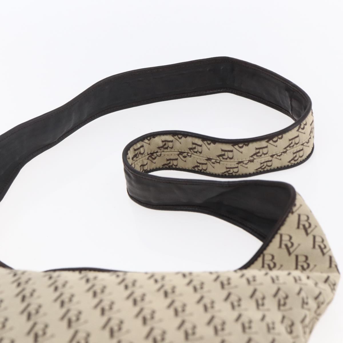 BOTTEGA VENETA Shoulder Bag Canvas Beige Auth 152172