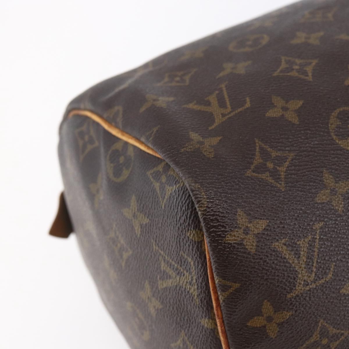 LOUIS VUITTON Monogram Speedy 30 Hand Bag M41526 LV Auth 152174